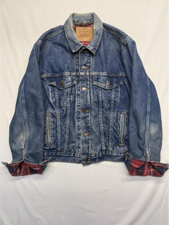 Levi's Other - Vintage 1984 LEVIS  Type III Denim Trucker Jacket Flannel Lined Size 40 “NO E!”